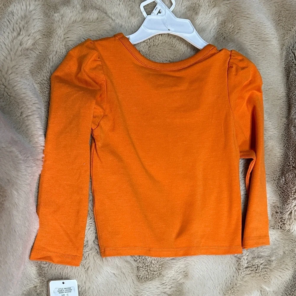 NEW Magical Kids Orange Halloween Ghost Trick or Treat 2 pc Outfit Set